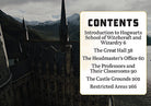 Hardcover of Harry Potter: The Mini Book of Hogwarts by Insight Editions, featuring a magical design on the cover.