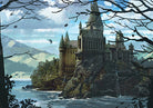 Hardcover Harry Potter: The Mini Book of Hogwarts by Insight Editions, featuring a detailed magical Hogwarts-themed cover.