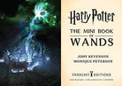 Hardcover Harry Potter mini book of wands by Insight Editions, featuring a detailed cover with magical wand illustrations.