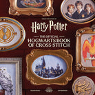 Hardcover Harry Potter: The Official Hogwarts Book of Cross-Stitch by Insight Editions, featuring magical cross-stitch patterns and designs.