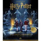 Hardcover Harry Potter Pop-Up Wizard Chess Set book by Insight Editions, featuring colorful wizard chess illustrations inside.