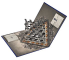 Hardcover Harry Potter: The Pop-Up Wizard Chess Set book by Insight Editions with detailed wizard chess illustrations.
