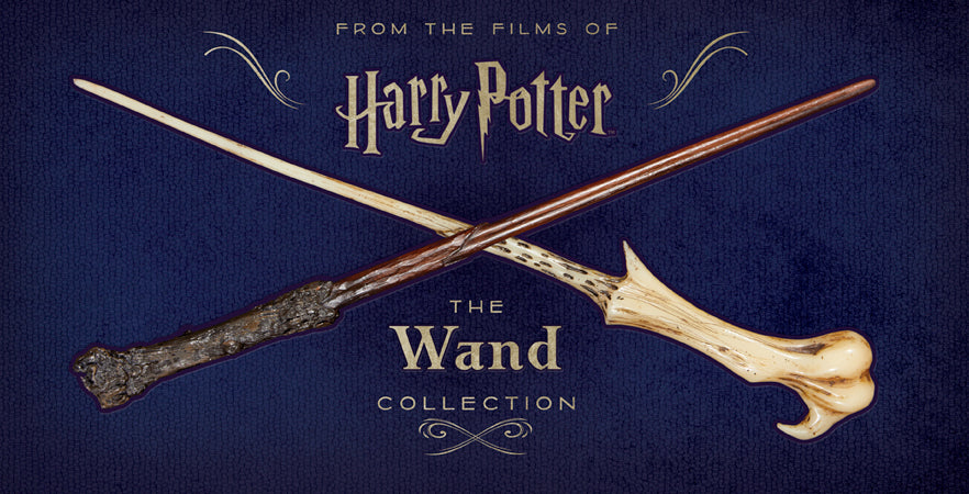 Hardcover Harry Potter: The Wand Collection book by Insight Editions featuring magical wand illustrations and detailed craftsmanship.