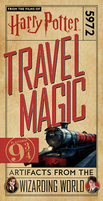 Hardcover Harry Potter: Travel Magic book by Insight Editions featuring magical travel illustrations and detailed cover design.