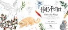 Hardcover of Harry Potter: Watercolor Magic: Flora & Fauna by Insight Editions, featuring watercolor illustrations of magical flora and fauna.