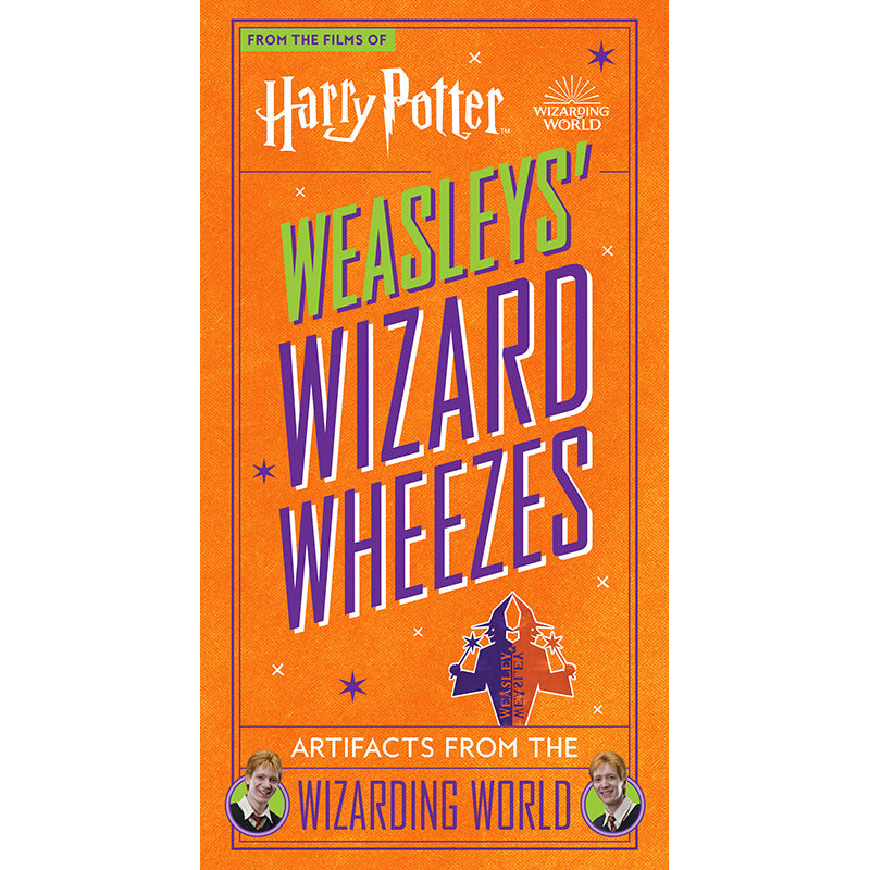 Hardcover edition of Harry Potter: Weasleys' Wizard Wheezes by Insight Editions featuring magical illustrations and wizarding world details.