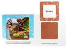 Hardcover book titled "Hasbro Candy Land: Colors" by Insight Editions, featuring colorful illustrations and game themes.