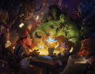 Hardcover Hearthstone Ruled Journal by Insight Editions with embossed logo and lined pages for note-taking and writing.