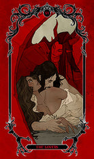 Hardcover Horror Tarot Deck and Guidebook by Insight Editions featuring spooky, dark-themed illustrations for tarot reading.