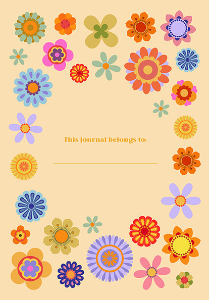 Hardcover embroidered journal titled "I'm a Delicate F*cking Flower" by Insight Editions with floral embroidery on the cover.