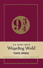 Hardcover J.K. Rowling's Wizarding World travel journal by Insight Editions with magical illustrations and lined pages for notes.