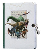 Hardcover Jurassic World Lock & Key Diary by Insight Editions with themed cover and lock design for writing and organization.
