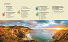 Hardcover book titled "Knitting California" by Insight Editions, featuring a close-up of pages and knitting patterns.