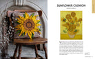 Hardcover Knitting Van Gogh book by Insight Editions featuring artwork-inspired knitting patterns and illustrations.