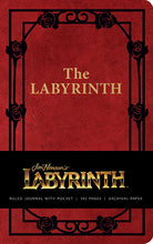 Hardcover Labyrinth Ruled Journal by Insight Editions with intricate cover design and lined pages for writing and note-taking.
