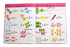 Hardcover "Let's Learn: First Math Skills" educational book by Insight Editions with write and wipe pages for early math practice.