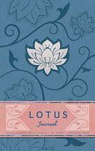 Lotus hardcover ruled journal by Insight Editions with a textured black cover and gold embossed lotus design.