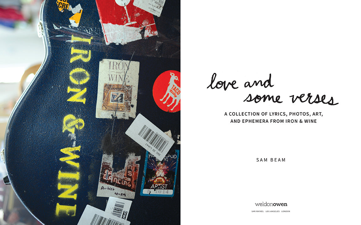 Hardcover copy of "Love and Some Verses" by Insight Editions, showing the book's front cover with elegant typography.