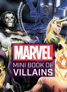 Hardcover Marvel Comics Mini Book of Villains by Insight Editions, featuring villain character illustrations and story snippets.