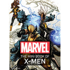 Hardcover of Marvel's The Mini Book of X-Men by Insight Editions, featuring colorful comic book cover art and X-Men characters.