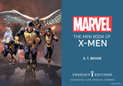 Hardcover of Marvel: The Mini Book of X-Men by Insight Editions showing colorful cover art with X-Men characters.