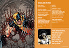 Hardcover copy of Marvel's The Mini Book of X-Men by Insight Editions featuring colorful X-Men characters and artwork.