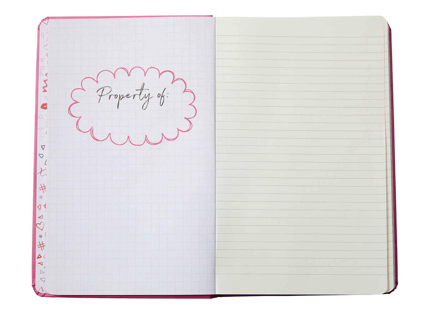 Hardcover ruled journal inspired by Mean Girls: The Burn Book, by Insight Editions, featuring a bold, themed cover design.