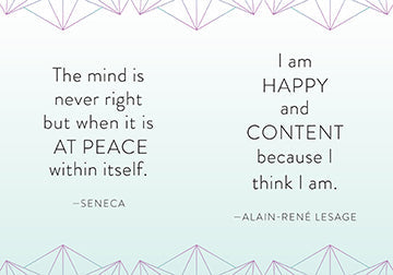 Hardcover mindfulness book by Insight Editions featuring calming imagery and inspirational quotes on the cover.