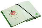 Minecraft Creeper hardcover journal by Insight Editions with a green Creeper design on the cover.