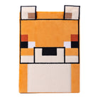 Hardcover Minecraft Fox Plush Journal by Insight Editions featuring a fox plush design and a sturdy book cover.