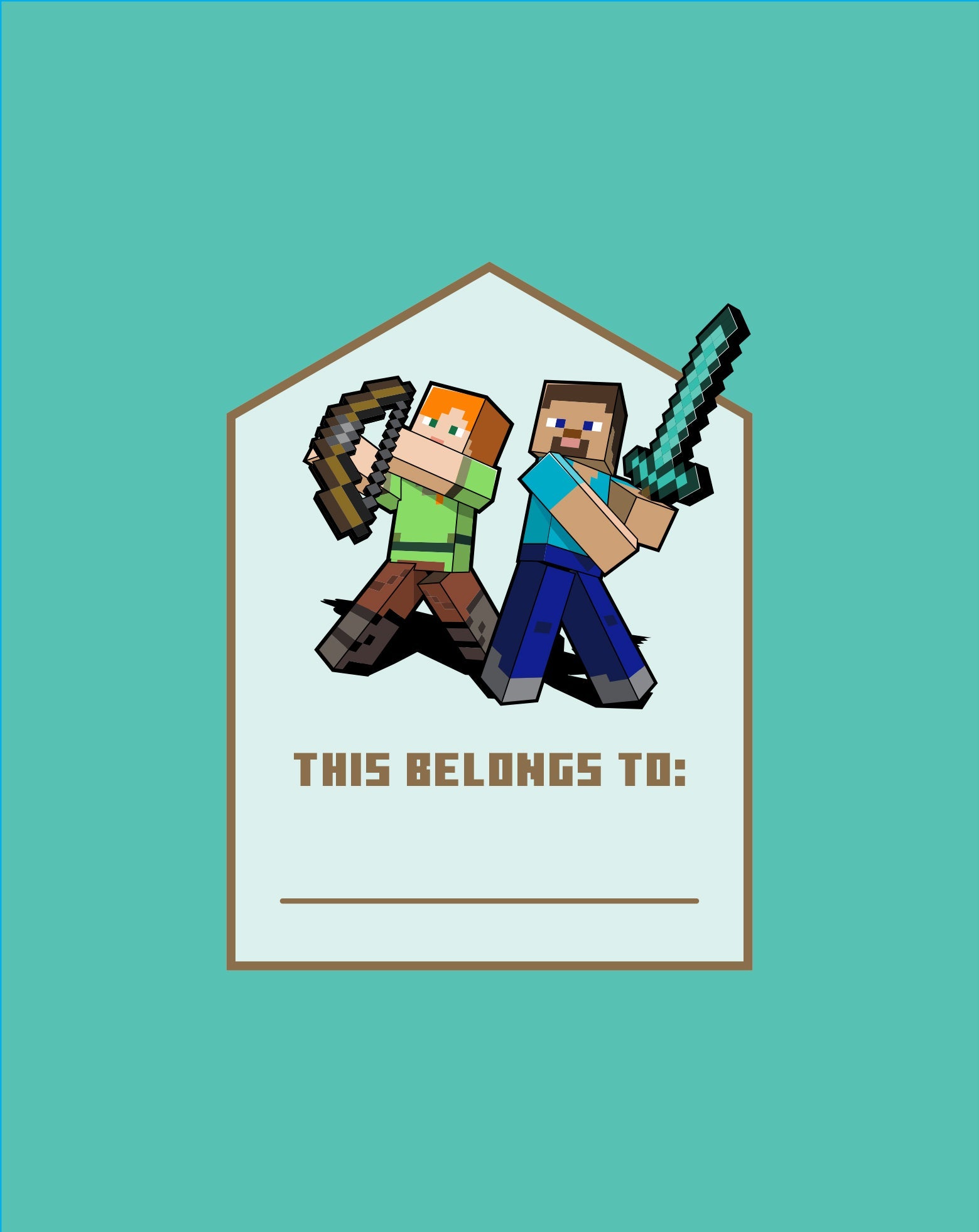 Hardcover Minecraft Mobs Glow-in-the-Dark Lock & Key Diary by Insight Editions featuring colorful mob illustrations on the cover.
