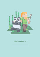 Minecraft Panda Plush Journal by Insight Editions, hardcover notebook featuring a panda plush design on the cover.