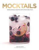 Hardcover book titled "Mocktails" by Insight Editions featuring colorful illustrations of non-alcoholic drink recipes.