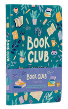 Hardcover My Book Club Journal by Insight Editions with lined pages and book-themed cover design for reading notes and reviews.