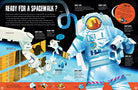 Hardcover of My First Space Atlas by Insight Editions showing colorful space-themed illustrations on the cover.