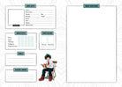 Hardcover My Hero Academia: Heroes Journal by Insight Editions featuring character artwork and logo on the front cover.
