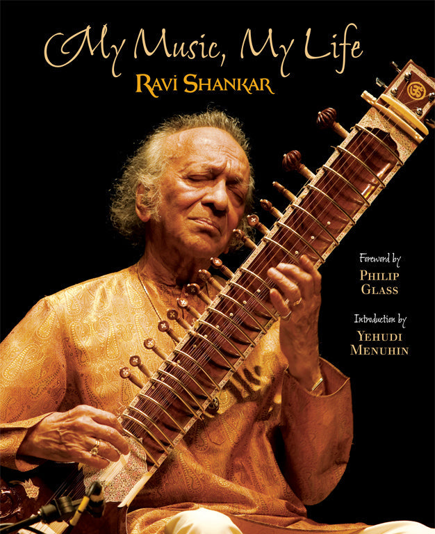 Hardcover book titled "My Music, My Life" by Insight Editions, featuring a close-up of the cover with musical illustrations.