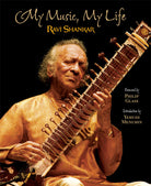 Hardcover book titled "My Music, My Life" by Insight Editions, featuring a close-up of the cover with musical illustrations.