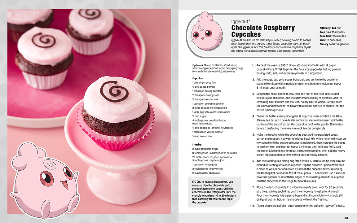 Hardcover My Pokemon Baking Book by Insight Editions featuring colorful Pokémon-themed baking recipes and illustrations.