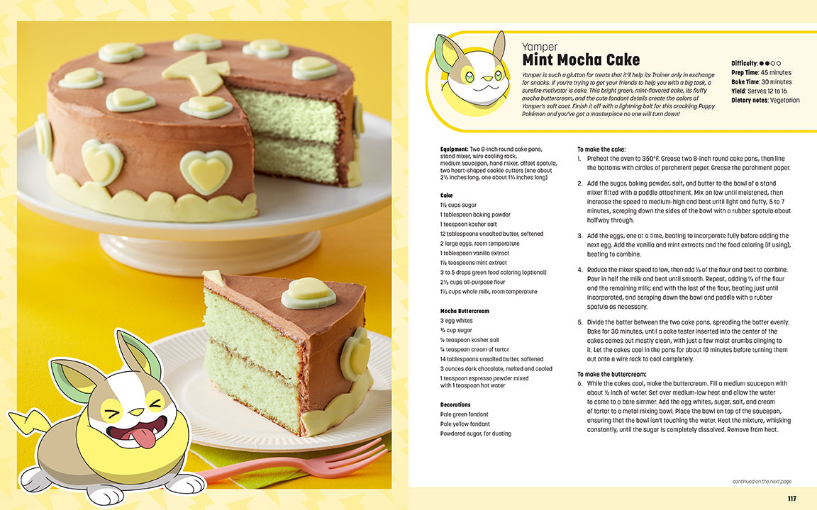 Hardcover My Pokemon Baking Book by Insight Editions featuring colorful Pokemon-themed baking recipes and illustrations.