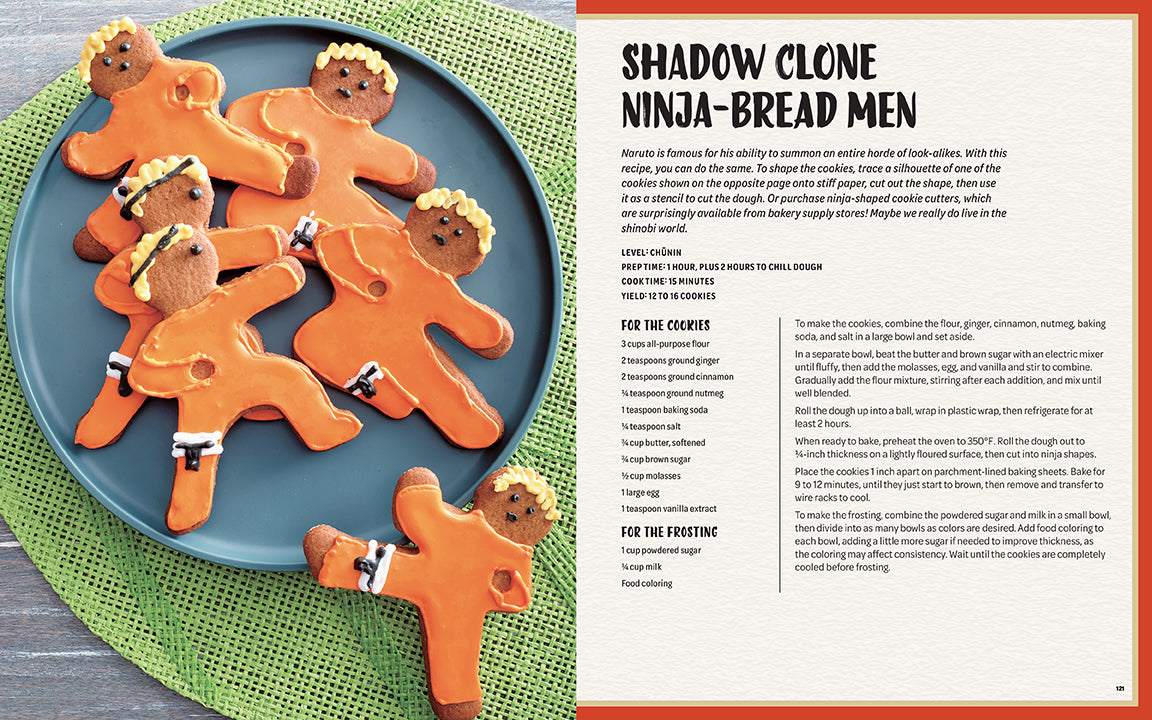 Hardcover of Naruto: The Unofficial Cookbook by Insight Editions featuring colorful Naruto-themed culinary recipes.