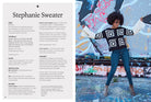 Hardcover book titled "Not Your Granny's Granny Squares" by Insight Editions, featuring colorful knitted granny square patterns.