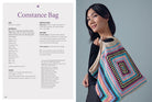Hardcover book titled "Not Your Granny's Granny Squares" by Insight Editions featuring colorful crochet square patterns.