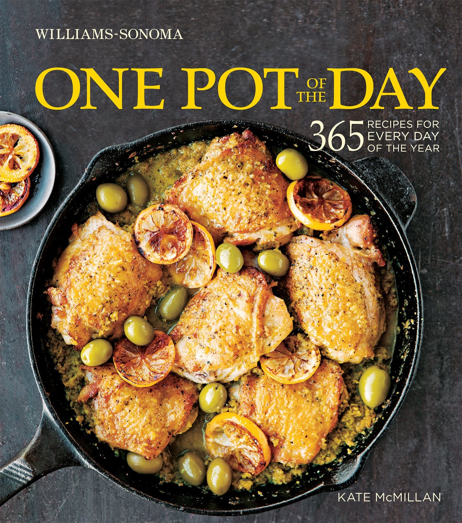 Hardcover book titled "One Pot of the Day" by Insight Editions, featuring a colorful culinary cover design.