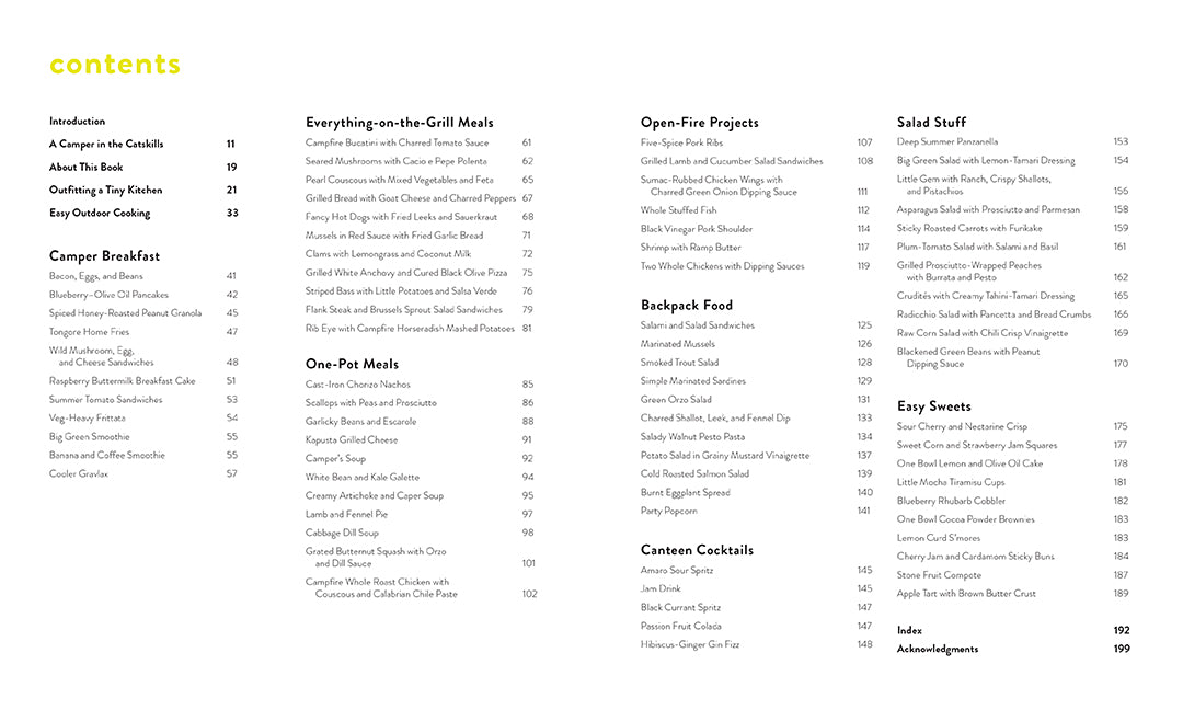 Hardcover of Out There: A Camper Cookbook by Insight Editions featuring outdoor cooking recipes and camping food ideas.