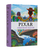Hardcover of Pixar: A Miniature Art Collection by Insight Editions, featuring detailed miniature illustrations of beloved Pixar characters.
