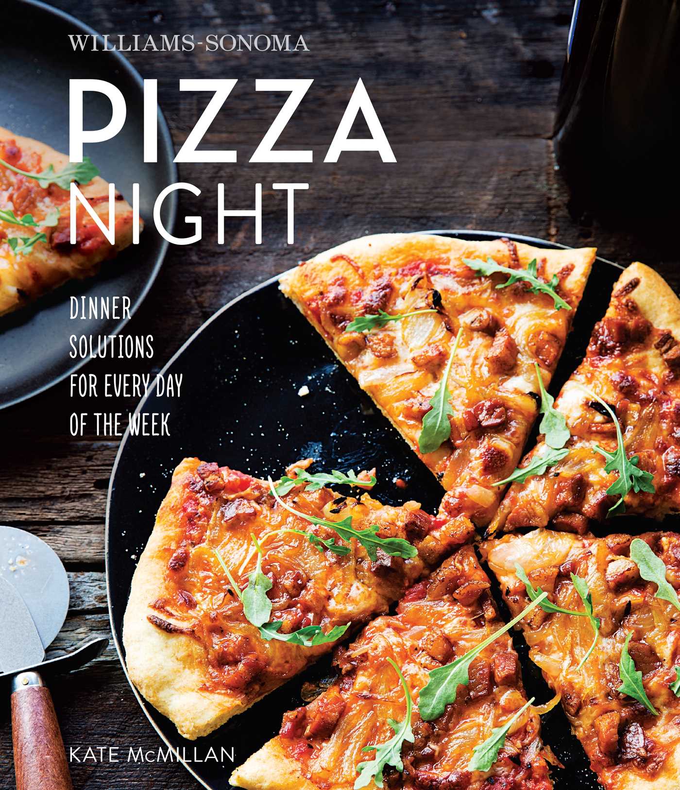 Hardcover copy of "Pizza Night" by Insight Editions, featuring a colorful pizza-themed cover design.