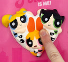 Hardcover Powerpuff Girls Squishy Lock & Key Diary by Insight Editions with colorful cartoon cover and lock design.