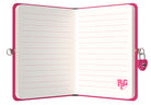 Hardcover Powerpuff Girls Squishy Lock & Key Diary by Insight Editions, featuring colorful cartoon character cover and lock mechanism.