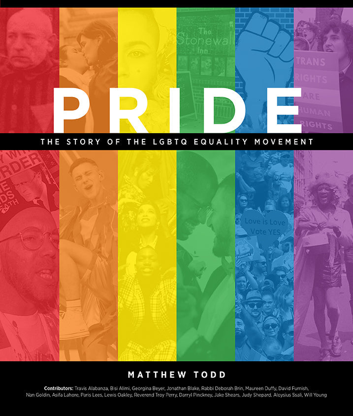 Hardcover Pride book by Insight Editions featuring colorful cover art and inclusive LGBTQ+ themed design.